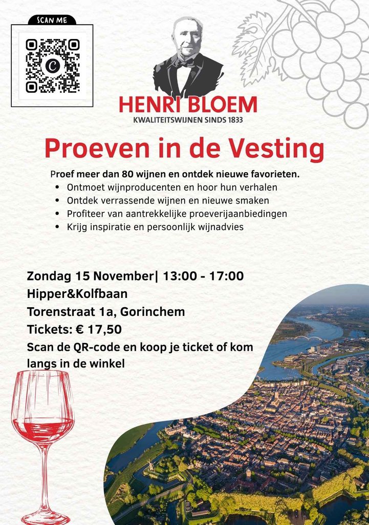 Informatiesheet over de proeverij